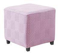 Funda elástica for otomana, funda for taburete, funda for reposapiés, funda elástica for otomana, fundas for taburete, fundas cuadradas for otomana, protectores de reposapiés extraíbles y lavables(Pur