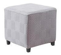 Funda elástica for otomana, funda for taburete, funda for reposapiés, funda elástica for otomana, fundas for taburete, fundas cuadradas for otomana, protectores de reposapiés extraíbles y lavables(Gre