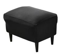 Funda elástica for otomana Rectangular, Fundas for taburetes con Todo Incluido, Fundas elásticas for reposapiés de Color sólido para Proteger los reposapiés(C2 Bench Seat Cover)