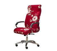 Funda elástica for Silla de Oficina, Funda for Silla Gamer, Universal Lavable Silla giratoria de Oficina, Silla de computadora con reposabrazos.(Q2,L)