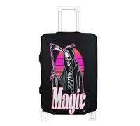 Funda elástica grande para equipaje, lavable, elástica, protección para equipaje, para equipaje de 45,7 a 81,3 cm, Magic Grim Reaper, S 18-20 in