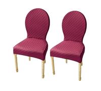 Funda elástica negra para silla de comedor, moderna, redonda, sin reposabrazos, ajuste pequeño/grande, patas de madera, protector de silla lateral ovalada para decoración del hogar y la cocina