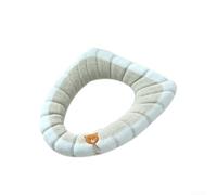 Funda elástica para asiento de inodoro de poliéster suave y grueso para mayor comodidad y fácil lavado a máquina en casa o baños de alquiler (6)