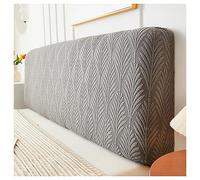 Funda elástica para cabecero de cama con banda elástica, fácil instalación, protege y refresca la decoración del dormitorio