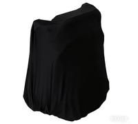Funda elástica para cochecito de bebé, suave, protector de almacenamiento para cochecito de bebé, sábana con cordón para cochecitos de niños, autocaravanas, color gris y negro, lavable, plegable