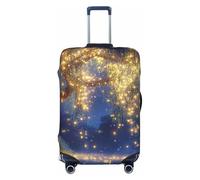 Funda elástica para equipaje de viaje, con efecto visual 3D, diseño de Forest Cr lack, S