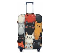 Funda elástica para equipaje de viaje, Cute Cat 15, L(for 25-28 inch luggage)