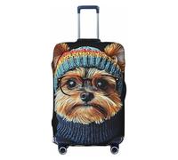 Funda elástica para equipaje de viaje, Cute Dog 13, L(for 25-28 inch luggage)