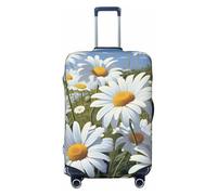 Funda elástica para equipaje de viaje, protector de maleta, diseño de llamas de fútbol en estilo de dibujos animados, antiarañazos, se adapta a equipaje de 31 a 32 pulgadas, Country Nature Botanical,