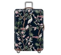 Funda EláStica para Maleta De Viaje,3D Flor Perro Gato Fundas para Maletas con Cremallera,A Prueba De Polvo,Reutilizable,Luggage Cover para NiñOs,NiñAs,Adultos,Mujeres (Color 2,S(18-21inch))