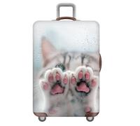 Funda EláStica para Maleta De Viaje,3D Flor Perro Gato Fundas para Maletas con Cremallera,A Prueba De Polvo,Reutilizable,Luggage Cover para NiñOs,NiñAs,Adultos,Mujeres (Color 3,XL(29-32inch))