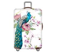 Funda EláStica para Maleta De Viaje,3D Flor Perro Gato Fundas para Maletas con Cremallera,A Prueba De Polvo,Reutilizable,Luggage Cover para NiñOs,NiñAs,Adultos,Mujeres (Color 5,M(22-24inch))