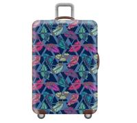 Funda EláStica para Maleta De Viaje,Pintura Al óLeo De Flores Y Frutas Funda Protectora para Maletas,Gruesa,Lavable,AntiarañAzos,Antipolvo Luggage Cover,NiñAs,Mujeres (Color 2,S(18-21inch))