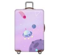 Funda EláStica para Maleta,Estampado De Flores Y Cielo Estrellado Submarino,Fundas De Viaje para Maletas,Lavable,AntiarañAzos,Funda para Equipaje,NiñOs,Adultos,Luggage Cover (Color 5,M(22-24inch))