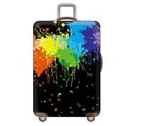 Funda EláStica para Maletas De Viaje,Animal Fundas para Maletas Lavable,Resistente Al Desgaste Y A Prueba De Polvo,Cubierta Protectora Funda para Equipaje,Luggage Cover (Grafiti,M(22-24inch))