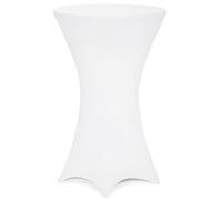Funda elástica para mesa de pie bistro Blanco Ø 70cm