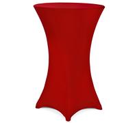 Funda elástica para mesa de pie bistro burdeos 80cm diámetro