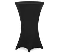 Funda elástica para mesa de pie bistro Negro Ø 60cm