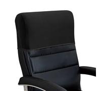 Funda elástica para reposacabezas de silla de oficina - Protector de respaldo elástico minimalista de color sólido y suave para silla de escritorio de respaldo alto para el trabajo diario en la