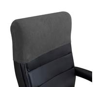 Funda elástica para reposacabezas de silla de oficina - Protector de respaldo trasero minimalista grueso, de color sólido, para silla de escritorio de jefe, silla de computadora de respaldo alto para