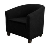 Funda elástica para silla de club, funda para sillón y protector de silla de bañera, color beige, 1 pieza, protector de reposabrazos duradero, fácil de instalar, protector de muebles para decoración