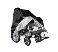 Funda Elástica para Silla de Ruedas Eléctrica/Manual, Cubierta Impermeable Sillas de Ruedas Eléctricas, para Scooters Movilidad y Bicicletas Adaptadas (Negro,115x75x130 cm)