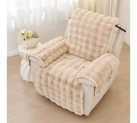 Funda elástica para sillón reclinable de 1 plaza, protector de muebles con patrón de queso, ajuste duradero y elástico para sillón reclinable, fácil de limpiar