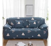 Funda elástica para sofá de 1/2/3/4 plazas y sofá en Forma de L, Fundas universales de Cobertura Completa para sofá con patrón Simple de hojas-09||1 Seater(35-55in)