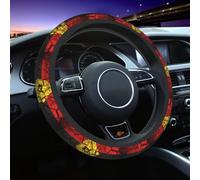 Funda elástica para Volante con diseño de Orgullo por la Historia afroamericana, Universal de 15 Pulgadas, Antideslizante, Protector de Volante para Coche, Apto para Coches, Camiones, SUV, etc.