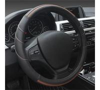 Funda elástica para Volante de Coche Protector de Cuero para Volante de Coche, Cubiertas universales para Volante, Accesorios de dirección, Cubierta de Mango Antideslizante(Black Brown)