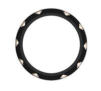 Funda elástica para volante, diseño de ovejas comiendo repollo, antideslizante, duradera, se adapta a la mayoría de vehículos