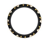 Funda elástica para volante, diseño de trompeta YYHWHJDE Little Sheep, antideslizante, duradera, se adapta a la mayoría de vehículos