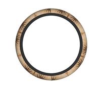 Funda elástica para volante, diseño náutico, diseño de mapa de brújula, adecuada para coches, SUV y camiones de 15 pulgadas