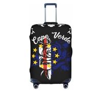 Funda elástica Universal para Maleta con Bandera de Cabo Verde, diseño Vintage Rosa, antiarañazos, para Equipaje de Mano, Unisex, para Viajes pequeños