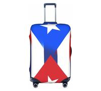 Funda elástica Universal para Maleta con Bandera de Cuba y Puerto Rico, Funda para Equipaje de Mano, antiarañazos, para Viaje, Unisex, para Mujer, tamaño pequeño