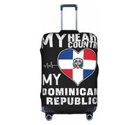Funda elástica Universal para Maleta con Bandera de República Dominicana, antiarañazos, para Equipaje de Mano, Unisex, para Mujer, tamaño Grande