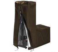 Funda Elíptica 420D Impermeable Exterior Interior(Brown 87 * 51 * 153cm) | 420D Oxford, impermeable, UV, uso interior exterior, protege para polvo lluvia sol