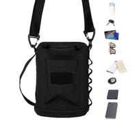 Funda enfriadora de botellas, bolsa de transporte de agua ajustable, soporte para correa de hombro, organizador ligero de bolsa de hidratación, bolsa de neopreno para bebidas con bolsillo seguro con