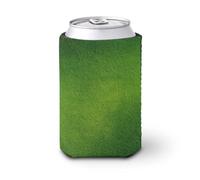 Funda enfriadora de latas de cerveza, fondo de color verde claro sólido que puede cubrir el enfriador de cerveza, soporte de bebidas aislado suave para fiestas, playa, eventos, hogar