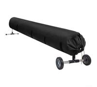 Funda Enrollador Solar Piscina Oxford 16ft Funda Enrollador(18FT) | Tela Oxford con recubrimiento PU plata, rayos UV, viento para fuerte, lluvia intensa, nieve