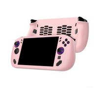 Funda ergonómica de silicona para Legion GO S que proporciona una protección suave y un agarre mejorado para un manejo seguro de la consola de mano (rosa)