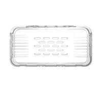 Funda ergonómica resistente al agua para sistemas de juegos de mano RG35XX H que proporciona acceso completo a los protectores transparentes de dispositivos para juegos de puerto y botón