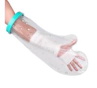 Funda Escayola Brazo, Funda Escayola Adultos, Funda Protectora para Ducha Brazo, Protector de Escayola Brazo para Ducharse, Aósito y Vendaje Reutilizable, para Ducharse, transparent
