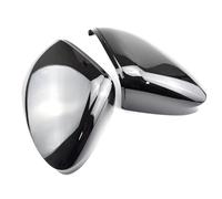 Funda Espejo Coche Carcasa Para VW Para Golf 8 MK8 VIII 2020 2021 2022 Tapa Espejo Asistencia Carril Carcasa Exterior Coche Trasera Negra Brillante(No Side Assist)