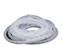 Funda espiral para cables, Administrador de cables con funda protectora for en espiral, blanco, negro, varios tamaños(White,M30mmX1.2meter)