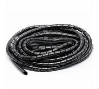 Funda espiral para cables, Administrador de cables con funda protectora for en espiral, blanco, negro, varios tamaños(Black,M30mmX1.2meter)