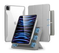 Funda ESR para iPad Pro 11 con portal?pices, cubierta magn?tica extra?ble y soporte vertical, color gris
