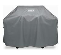Funda estándar para barbacoa, color gris, apta para la mayoría de barbacoas de hasta 152 cm de ancho, resistente a la intemperie. Funda prot