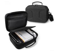 Funda estilo bolso para impresora fotográfica compacta Kodak DOCK PLUS, a prueba de polvo, a prueba de golpes, material EVA con organización estructurada de compartimentos (negro)
