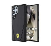 Funda Ferrari Hot Stamp V Lines MagSafe Negro - Galaxy S24 Ultra